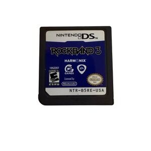 Nintendo DS Rock Band 3 Video Game Cartridge NTR-B5RE-USA